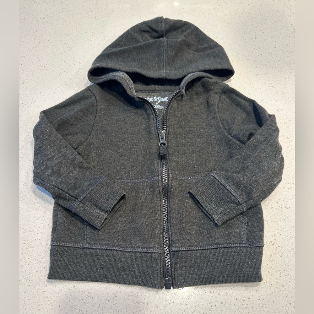 Toddler Size 2T • Fleece Full Zip Hoodie